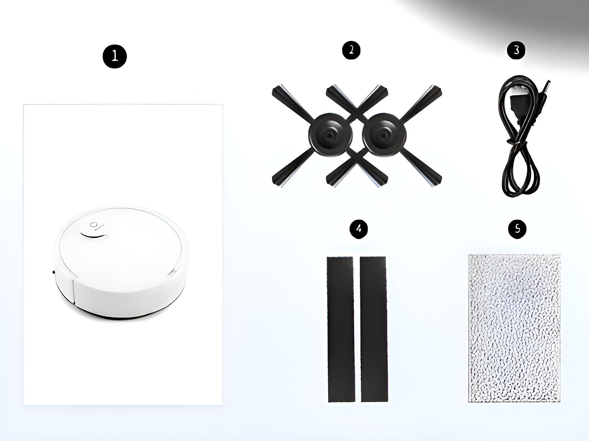 Suzakuin Wischroboter Intelligenter Saugroboter mit App-Steuerung und automatischem