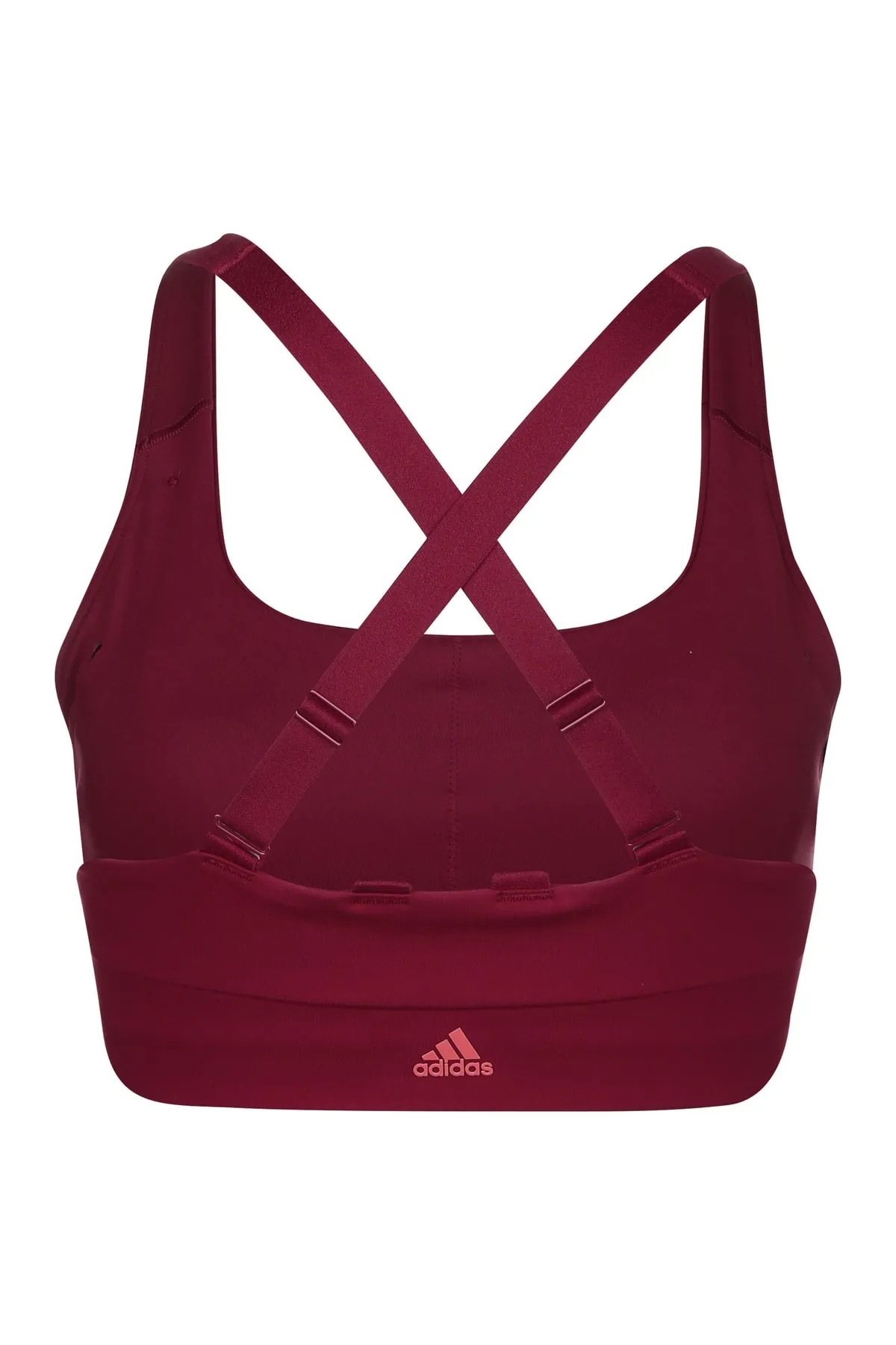 adidas  Sport-BH - Bordeaux - Strukturiert
