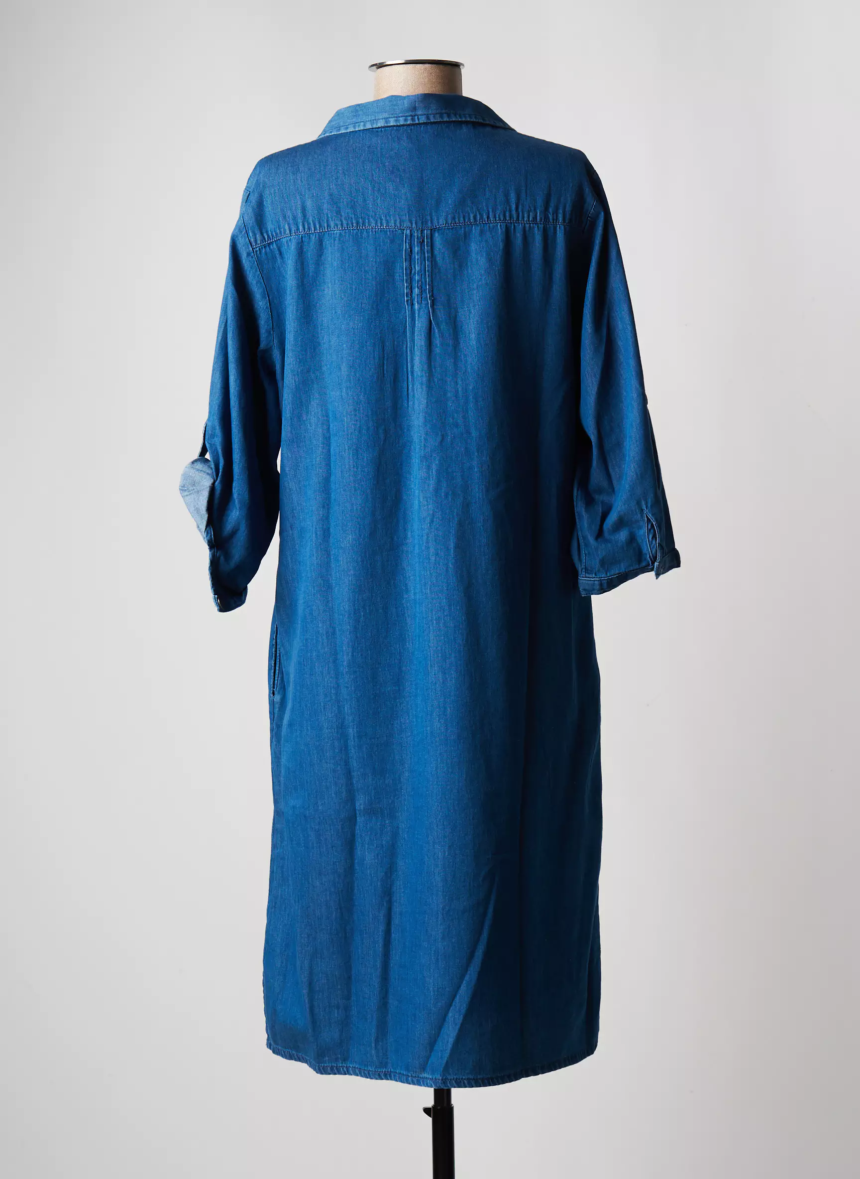Agathe   Louise Robes Mi Longues Femme couleur bleu