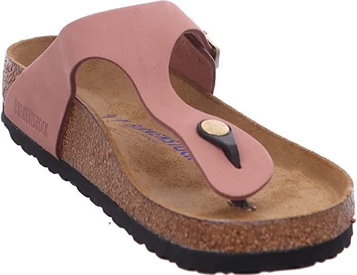 BIRKENSTOCK Klassische Sandalen lila/pink GIZEH SFB LENB old rose