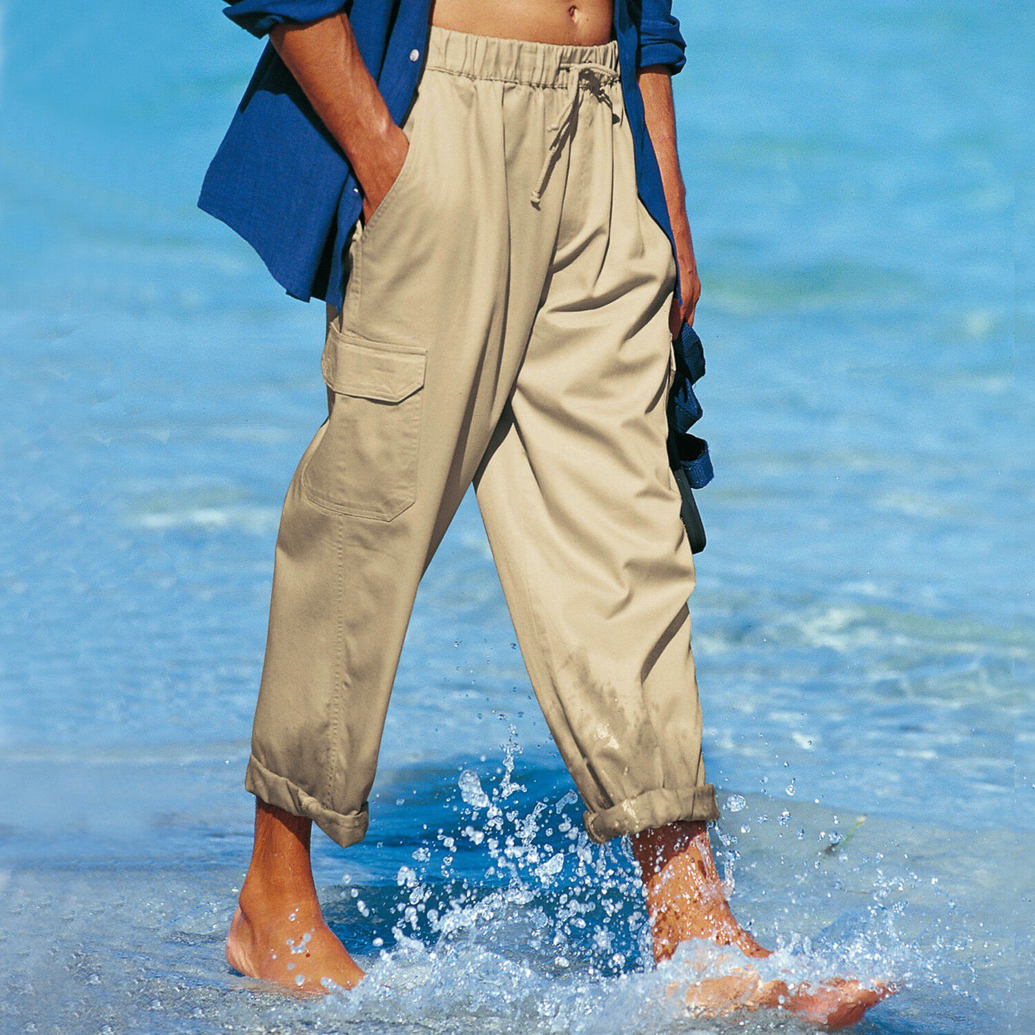 Pantalon cargo multipoches
