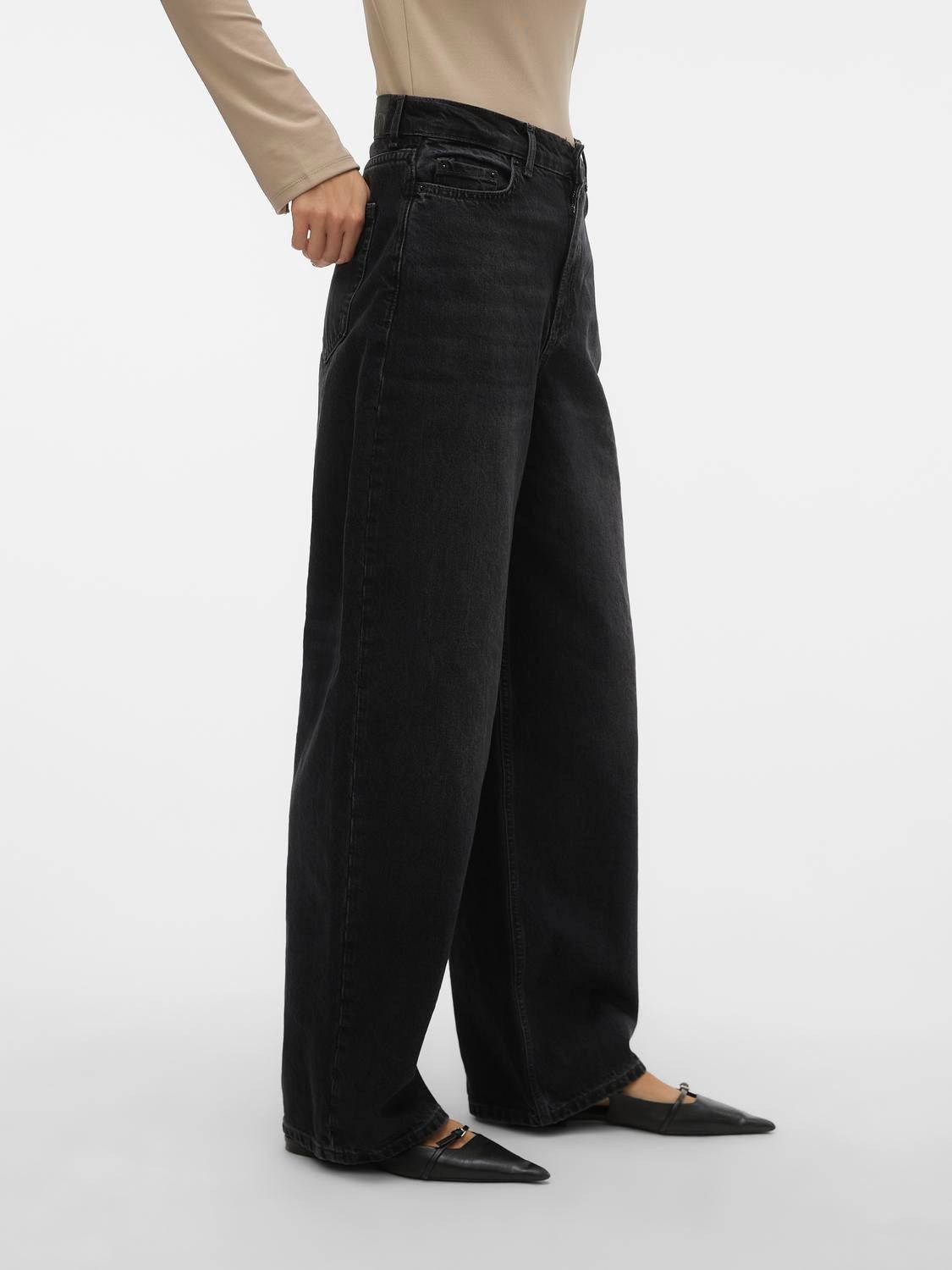 VMTAYLOR Mid Rise Baggy Fit Jeans
