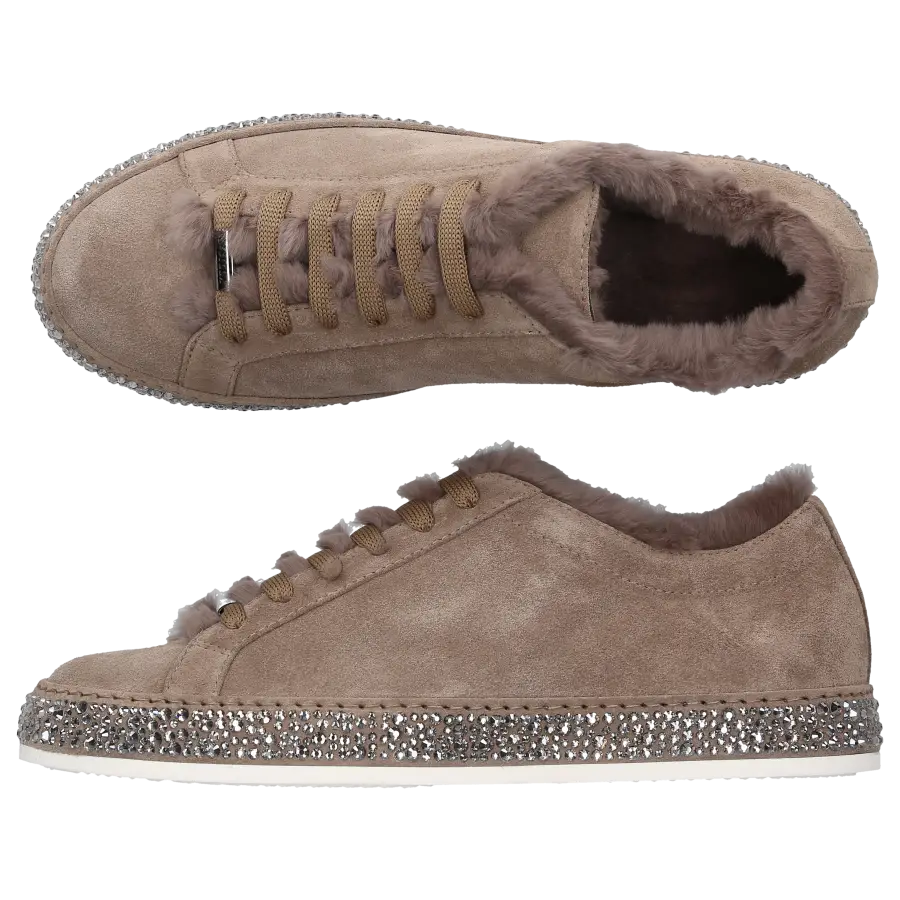 Le Silla - Sneaker low ANDREA Nubukleder - grau