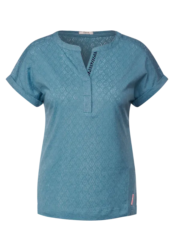 CECIL T-Shirt in Ausbrenner-Optik