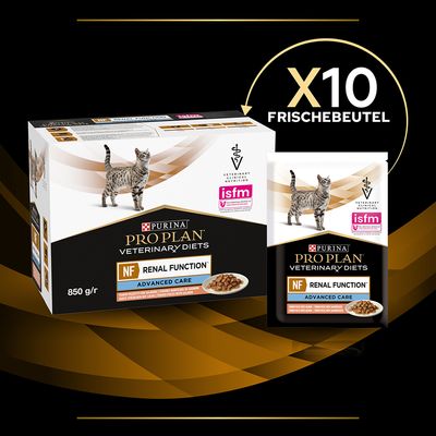 PURINA PRO PLAN Veterinary Diets Feline NF Advanced Care Lachs