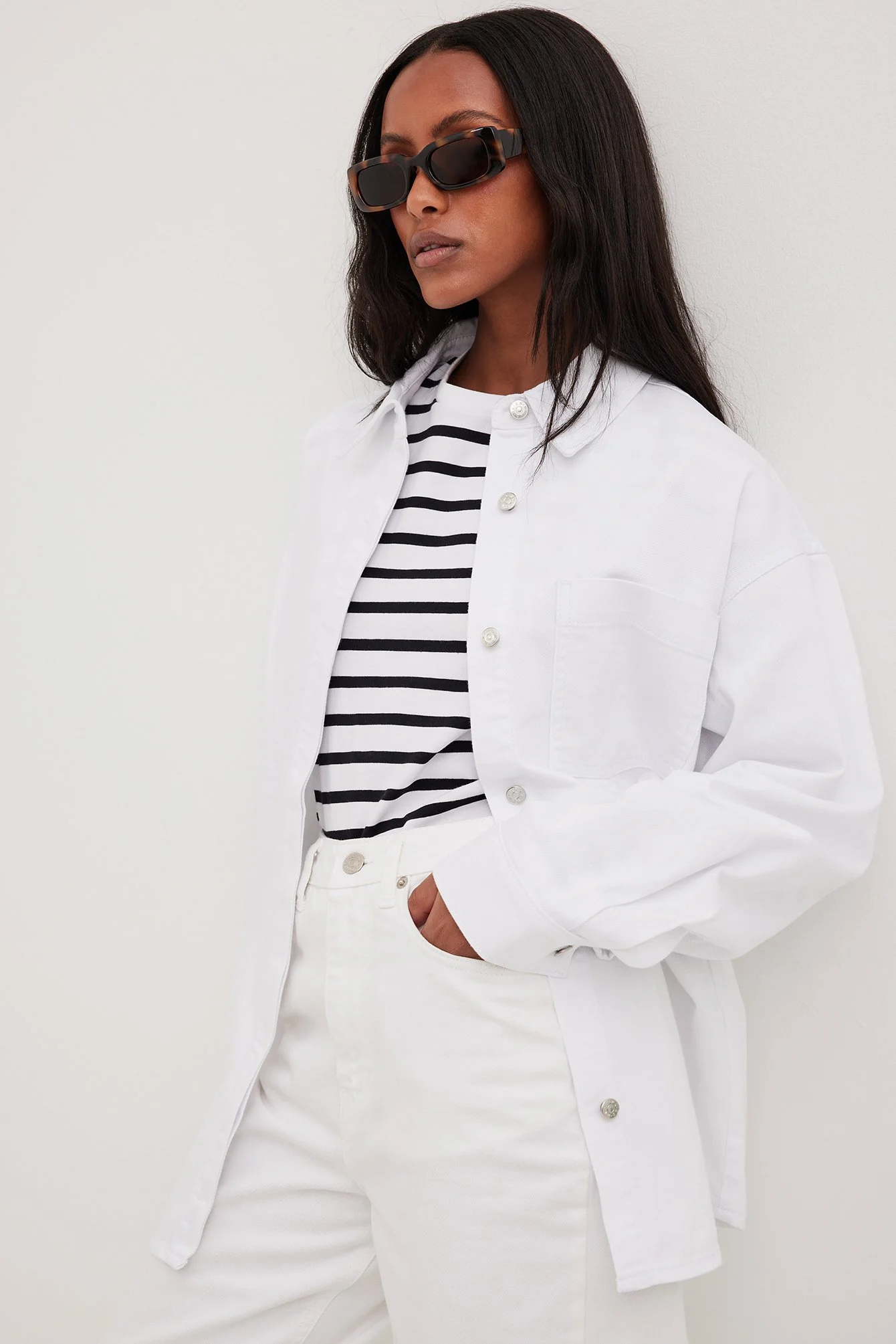 Oversize-Jeanshemd
