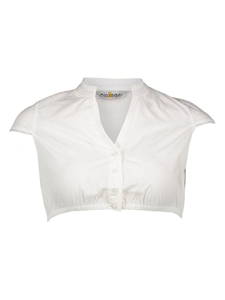 Almsach Dirndlbluse in Weiß günstig kaufen