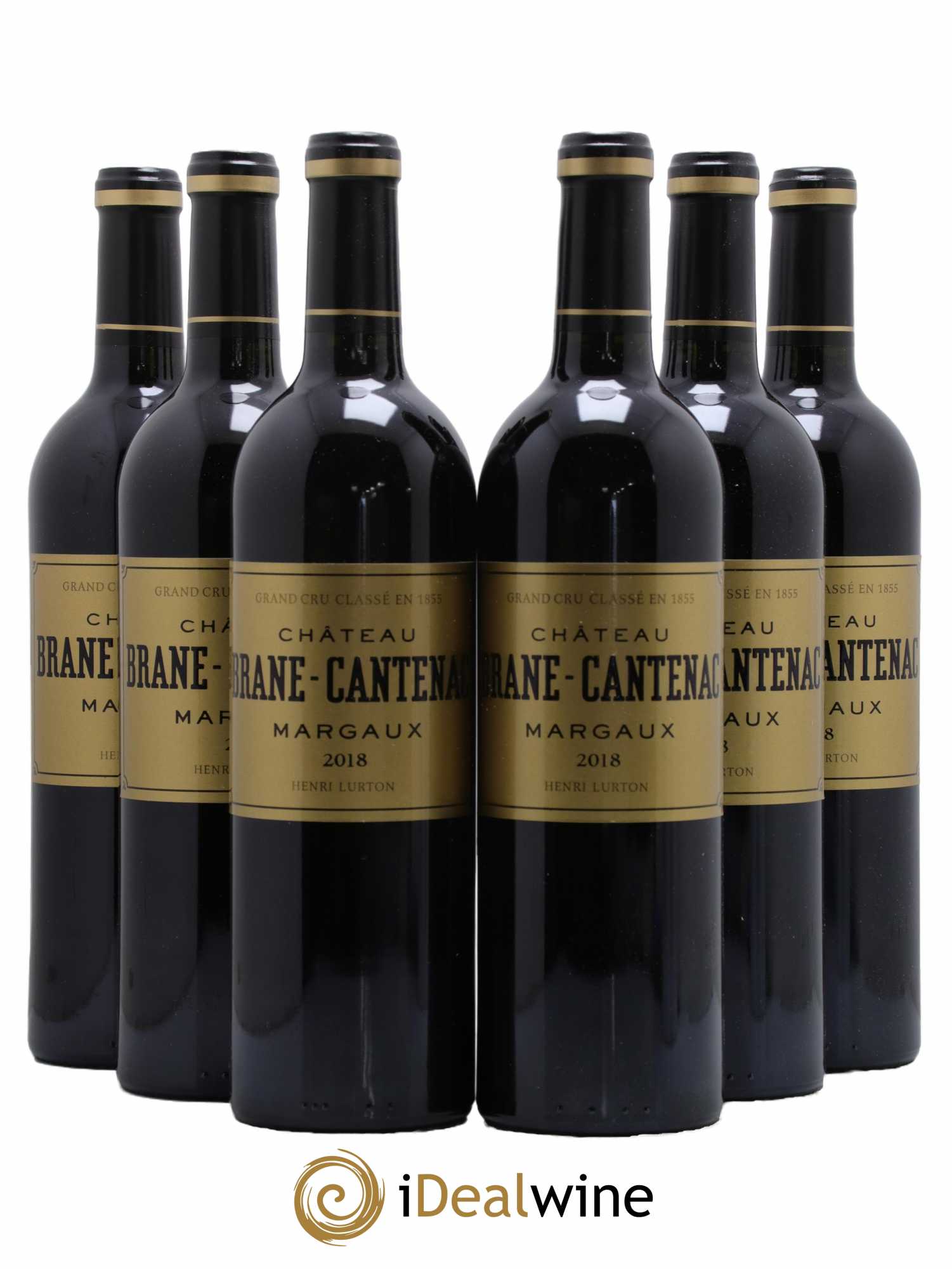 Château Brane Cantenac 2ème Grand Cru Classé  2018 - Lot de 6 Bouteilles