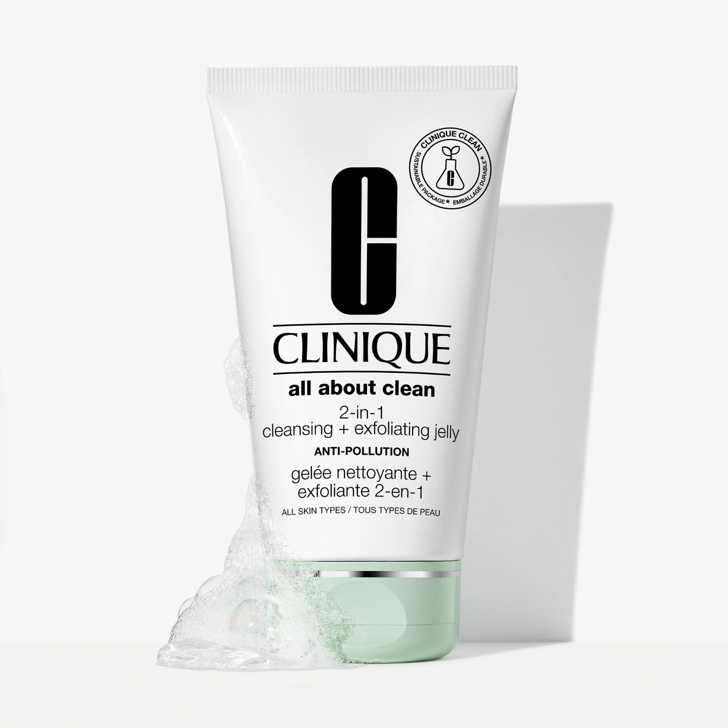 Clinique 2-in-1 Reinigungs- und Peelinggel