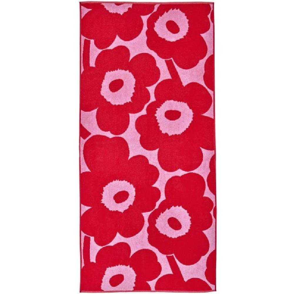 Marimekko Badetücher Badetuch Unikko Pink-Red