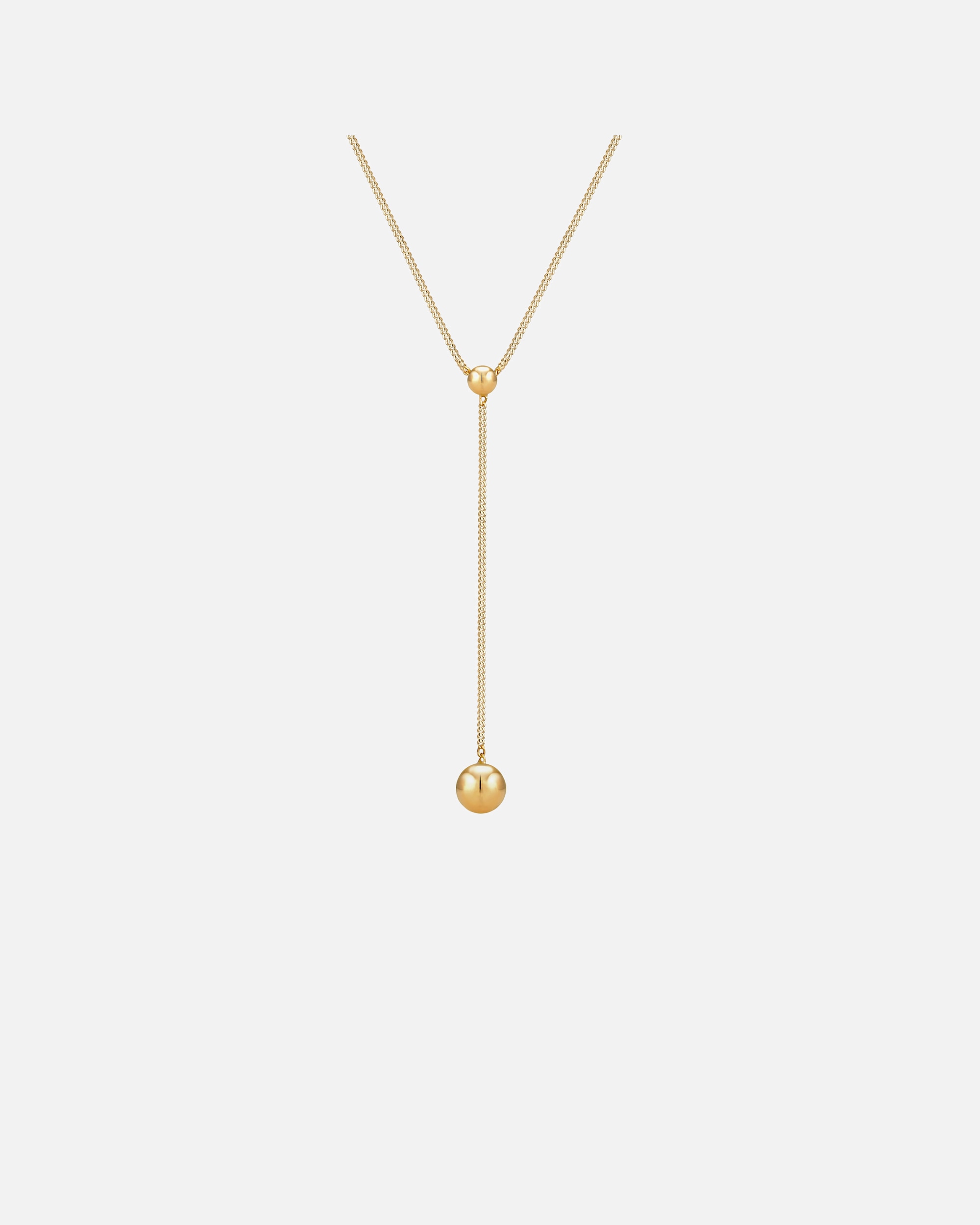 Collana con pendente a sfera in filigrana Elli con catena a Y per donna - Argento 925/1000 placcato oro