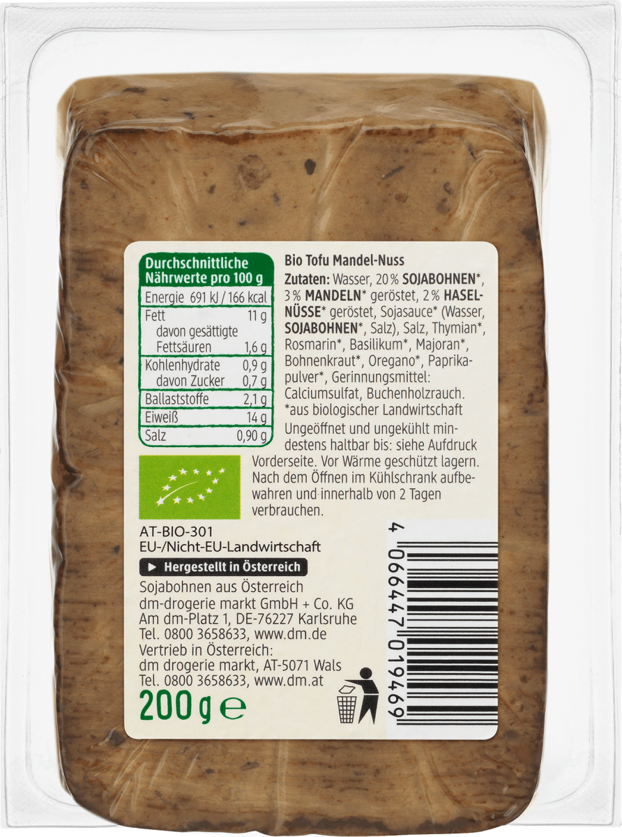 Tofu, Mandel Nuss, 200 g