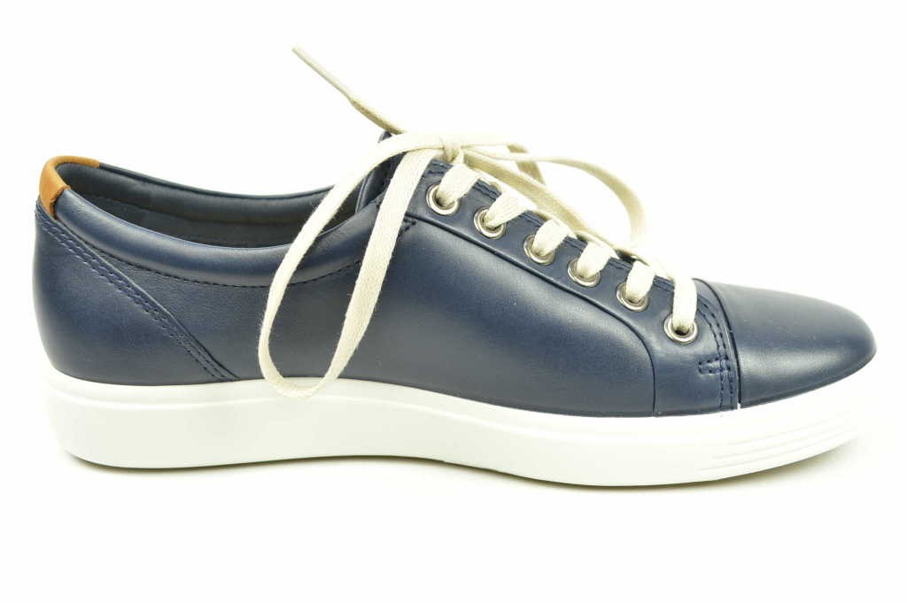 ECCO Freizeit Schnürer blau Soft 7