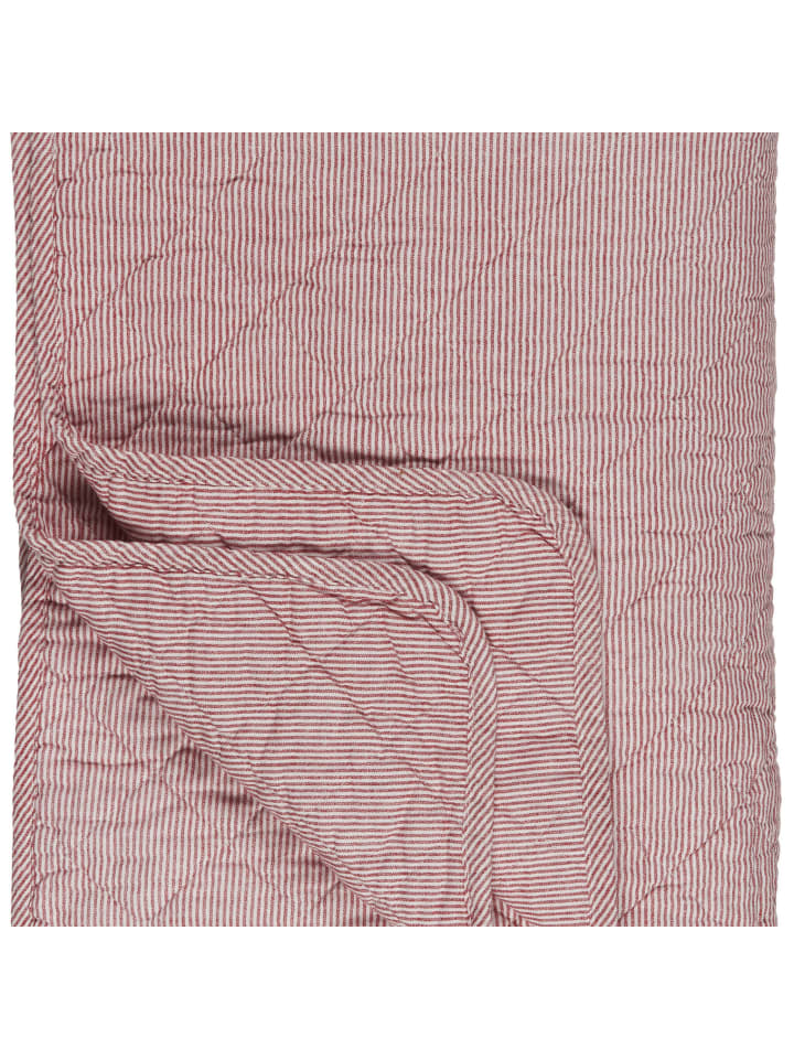 IB Laursen Quilt gestreift in rot günstig kaufen onesize
