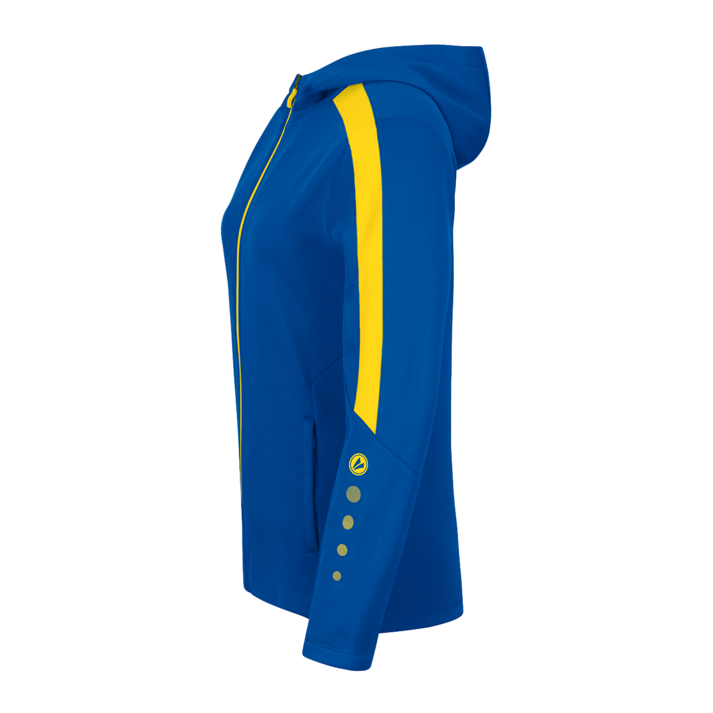 JAKO Power Kapuzenjacke Damen Blau Gelb F404