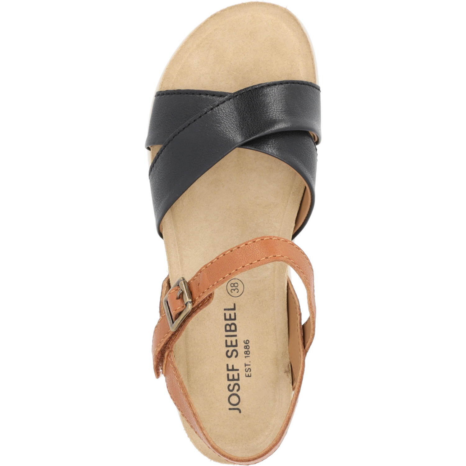 Josef Seibel Celine 03 73403, Keilsandaletten, Damen, SCHWARZ-KOMBI