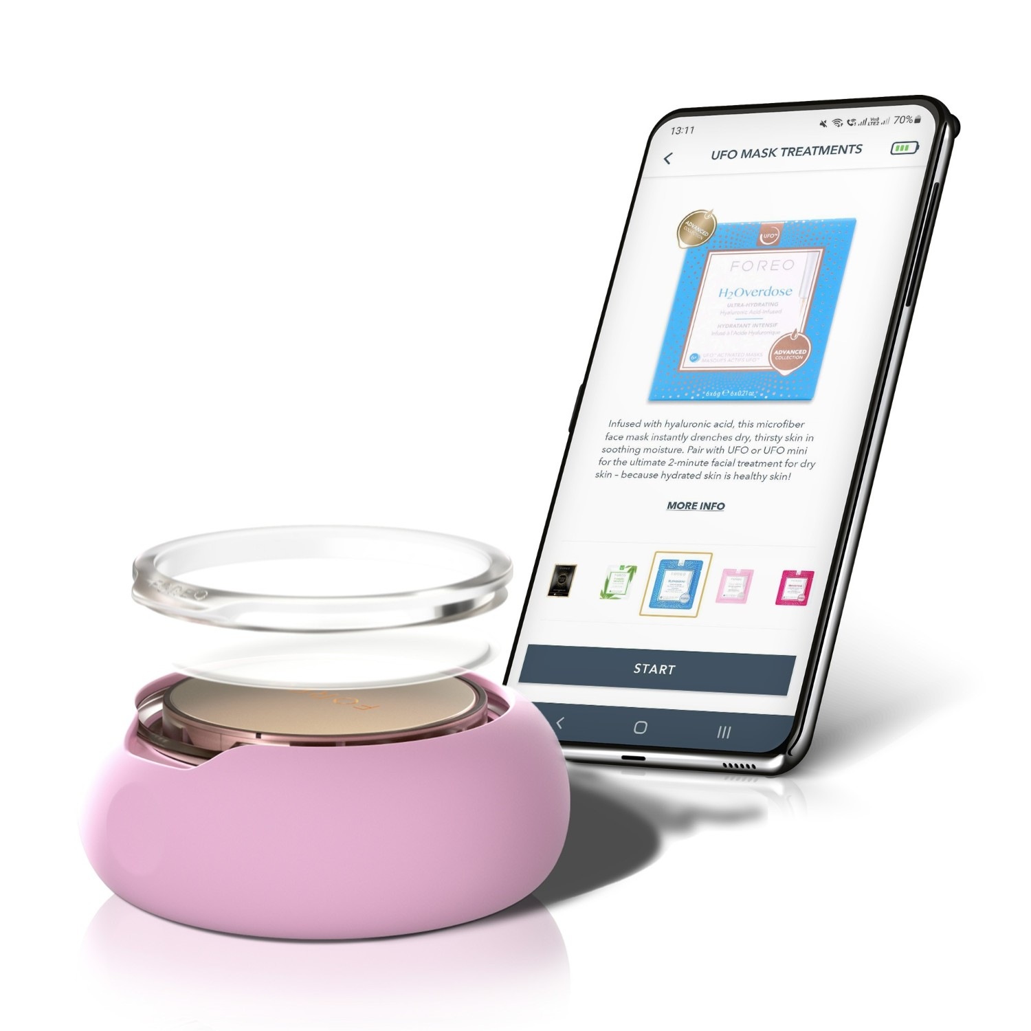 FOREO UFO masky H2Overdose 2.0