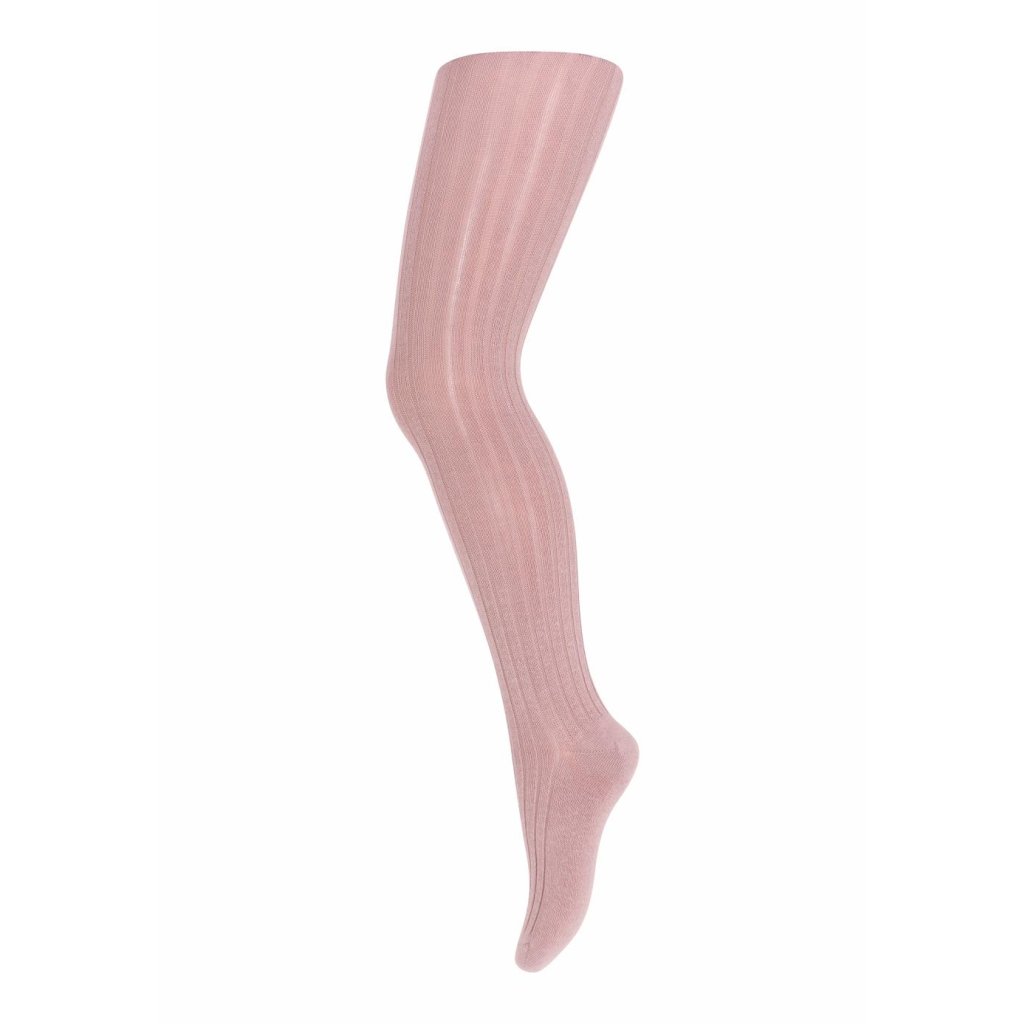 Melton Rib Alt Rosa Strumpfhose