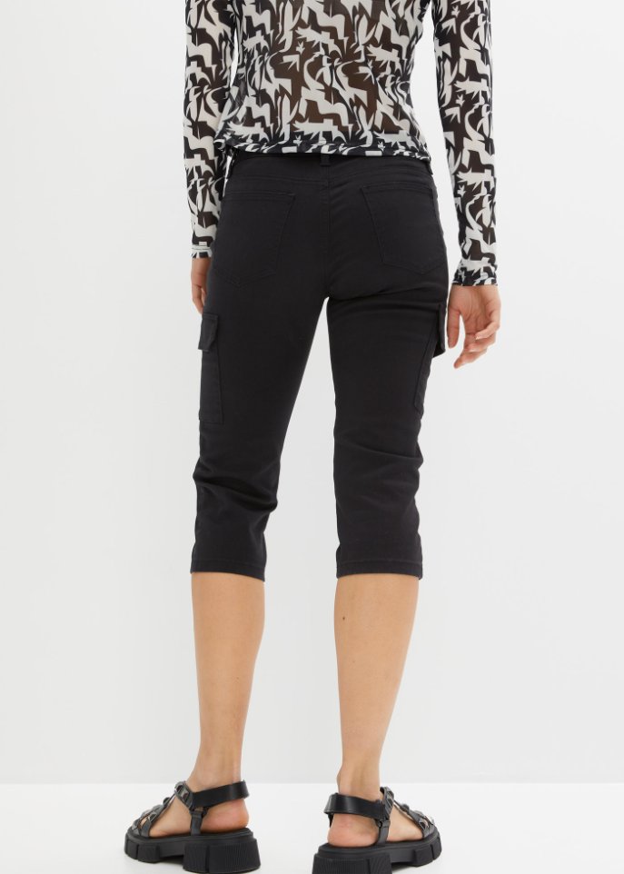 Capri-Hose im Cargo-Look