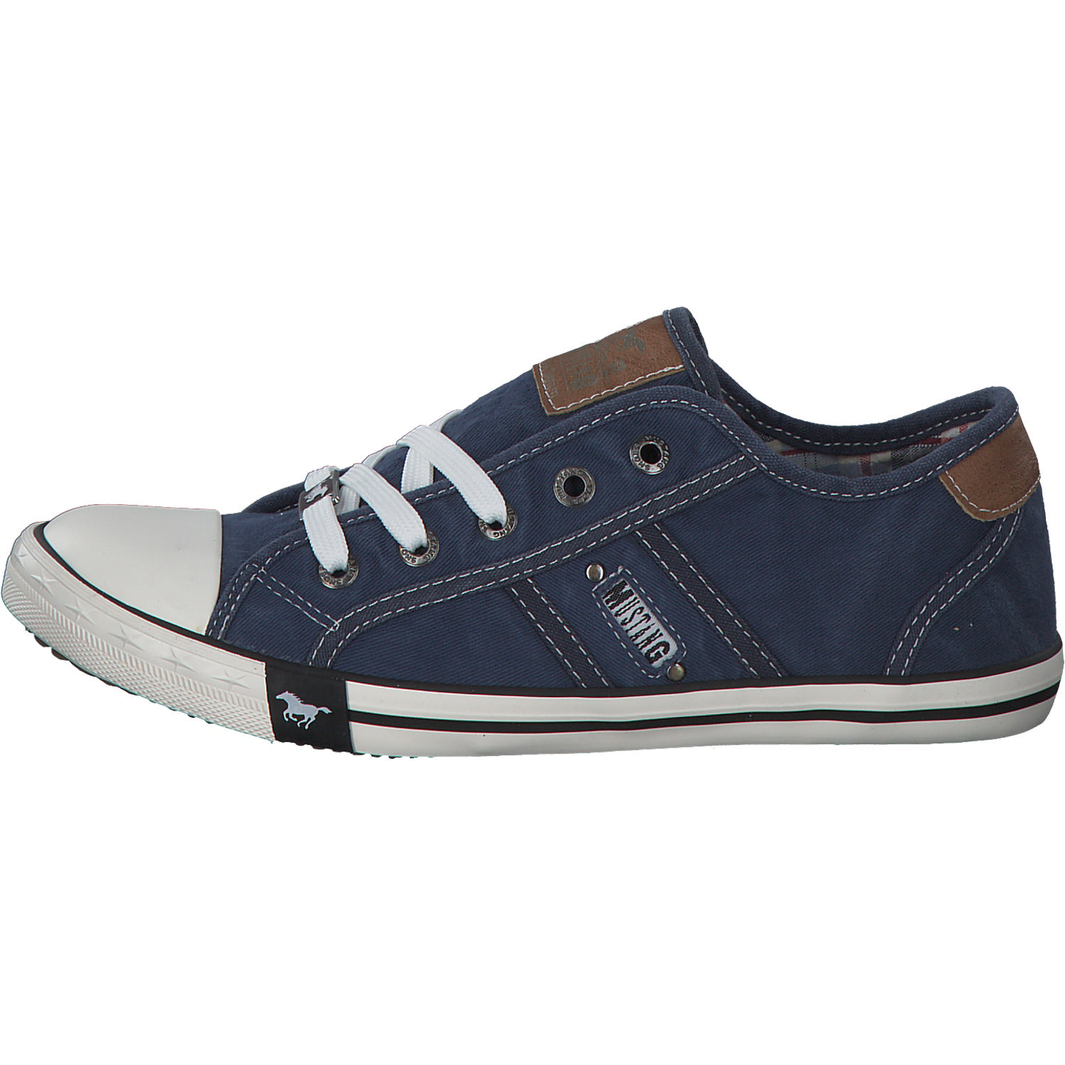 Mustang 1099302, Sneakers Low, Damen, Blau (Jeansblau)