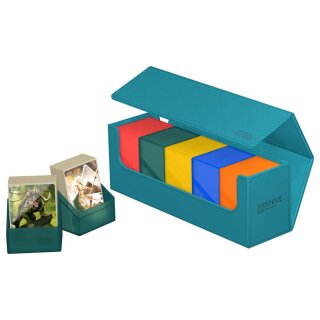 Ultimate Guard Arkhive 400+ XenoSkin Monocolor Petrolblau