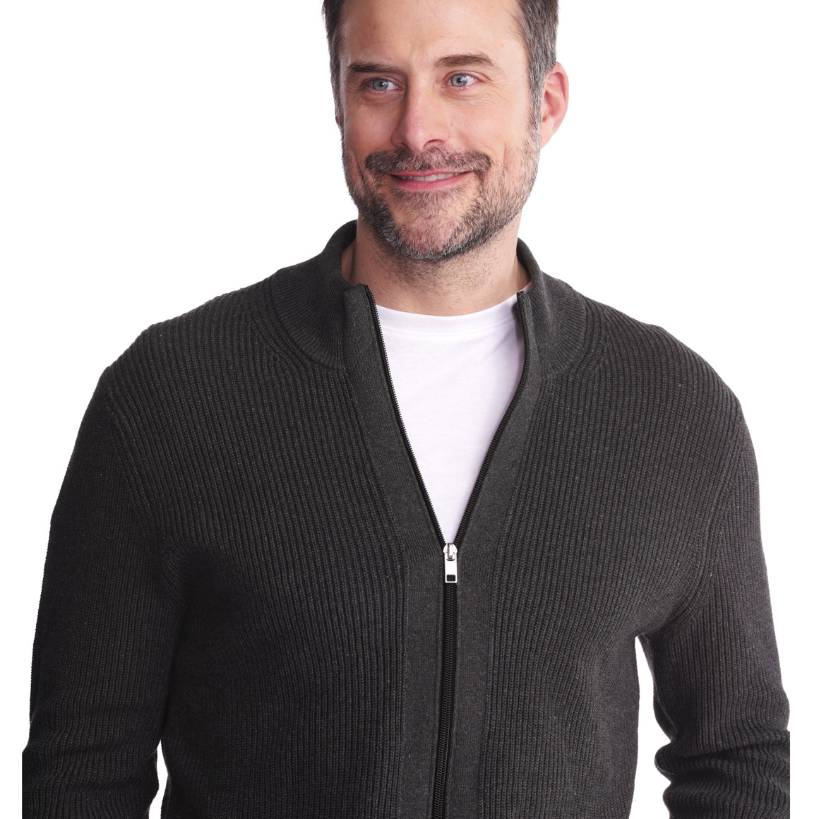 Herren Strickjacke mit Reißverschluss