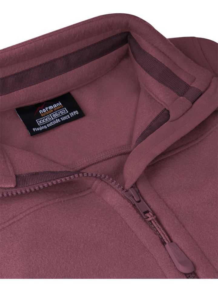 Normani Outdoor Sports Kinder Fleeceweste Kiana in Rot günstig kaufen