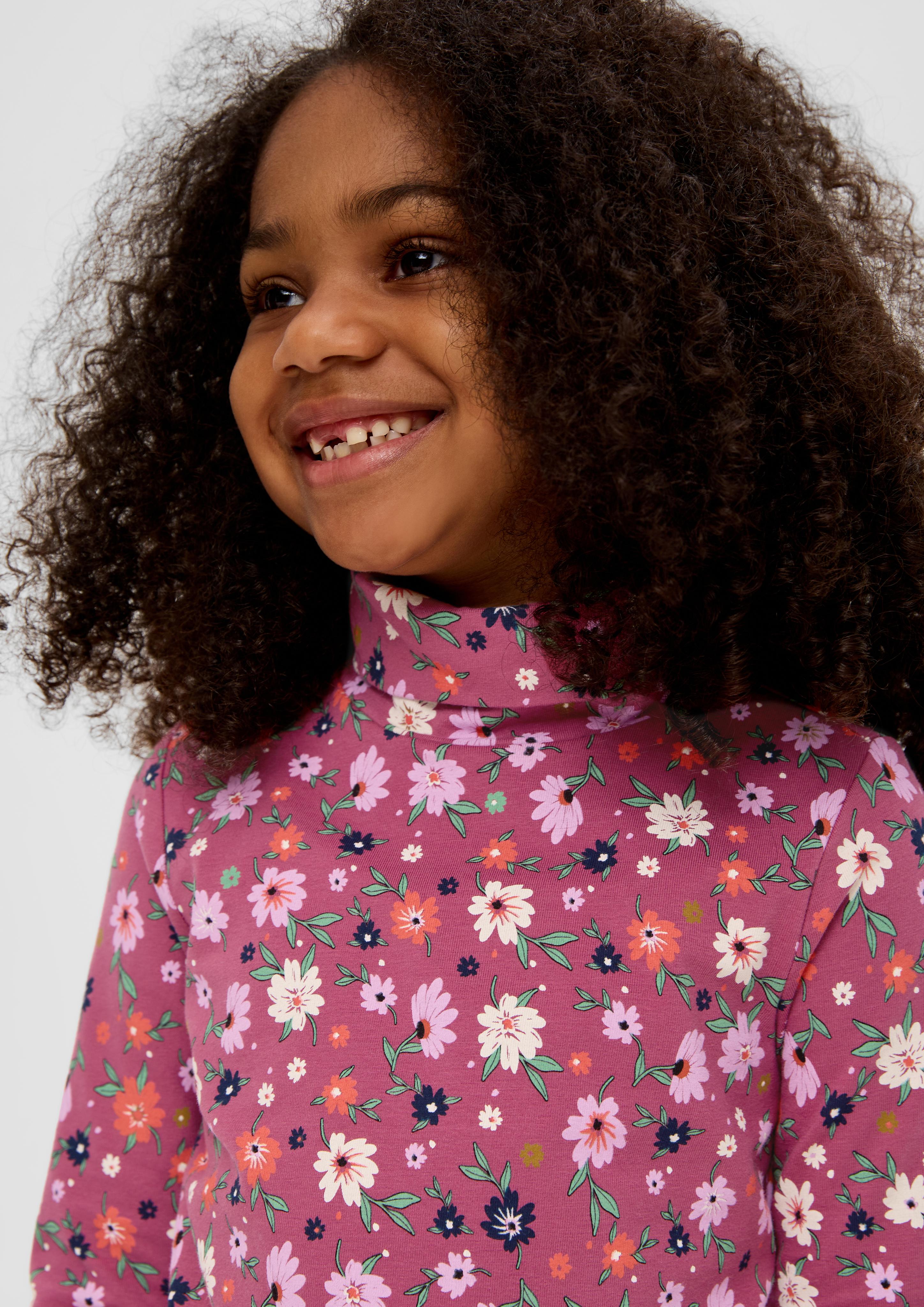 Longsleeve mit Bogenkante  2133833-45A3