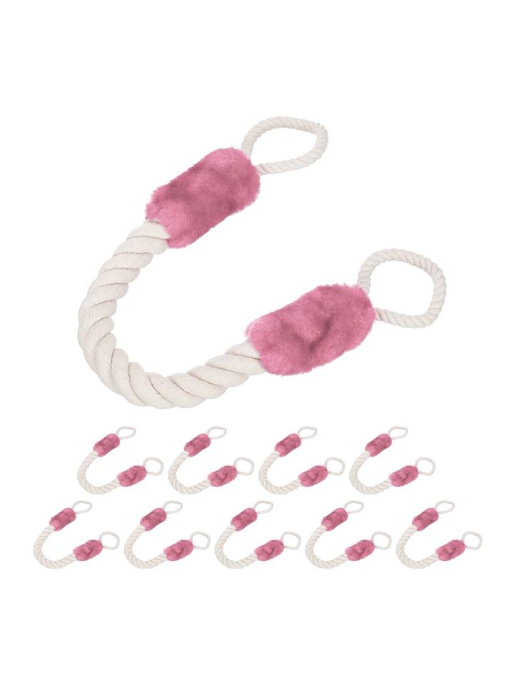 relaxdays 10 x Türkordel in Creme/ Rosa günstig kaufen onesize