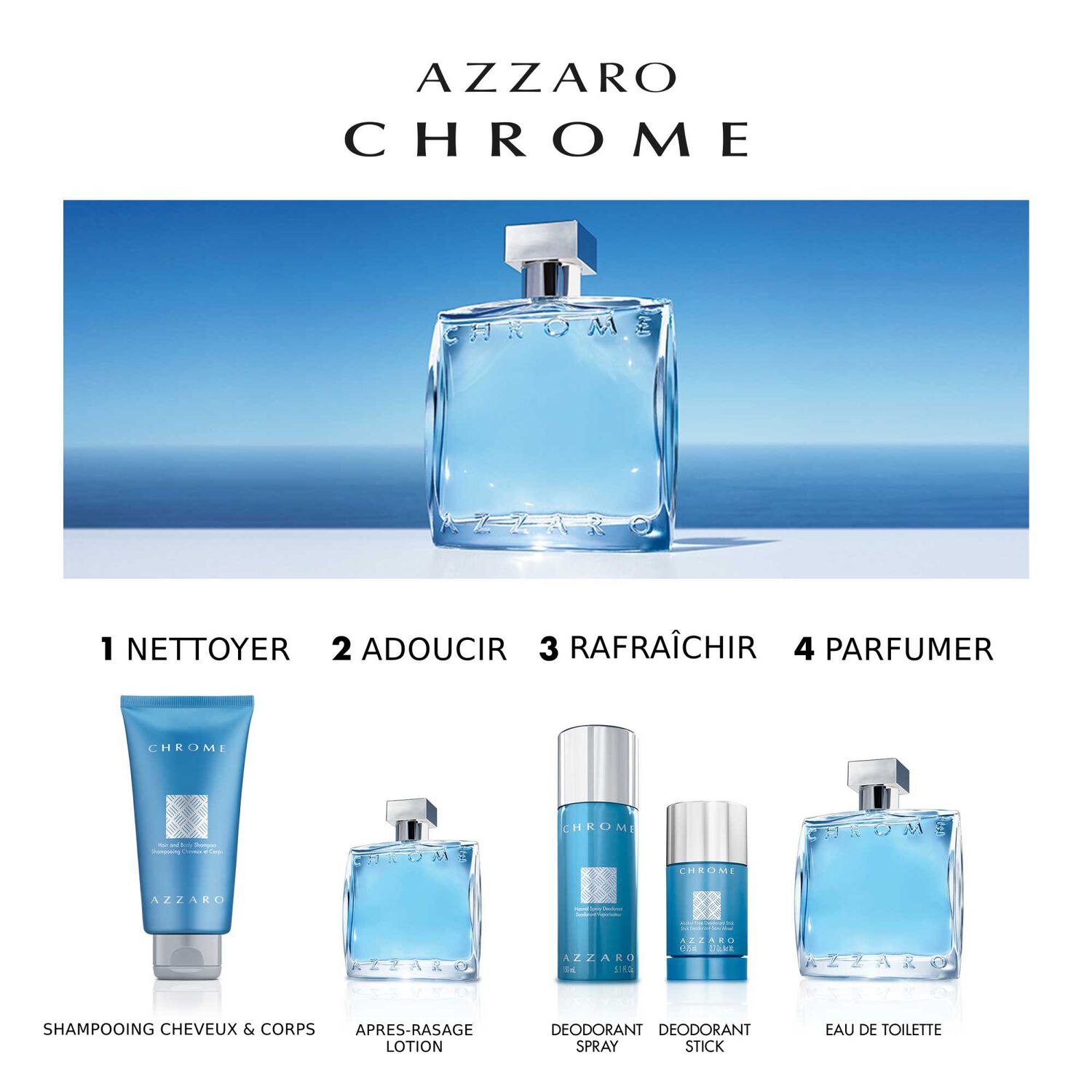 Azzaro Chrome Déodorant Stick