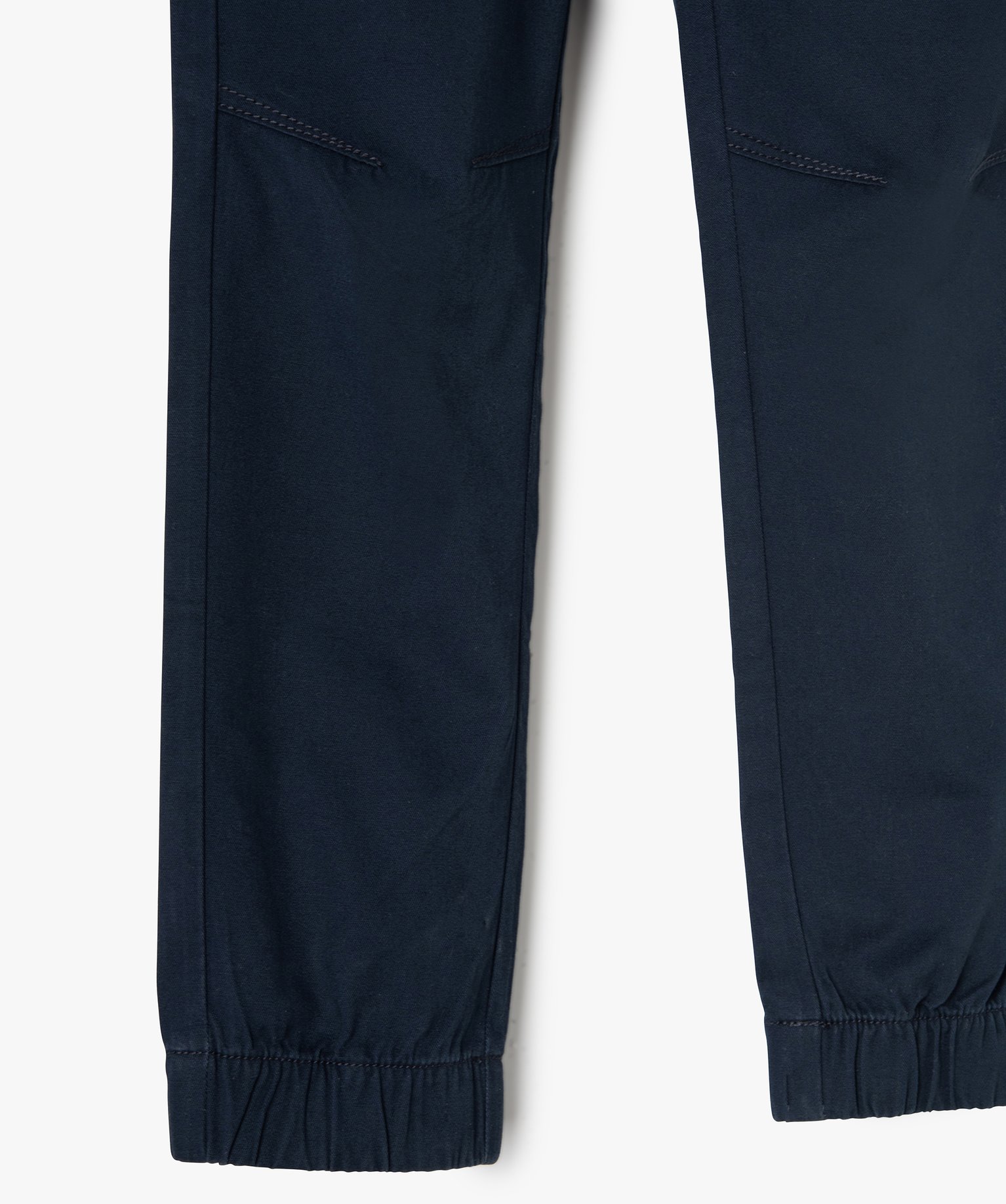 Pantalon Garçon avec taille et chevilles élastiquées marine | GEMO