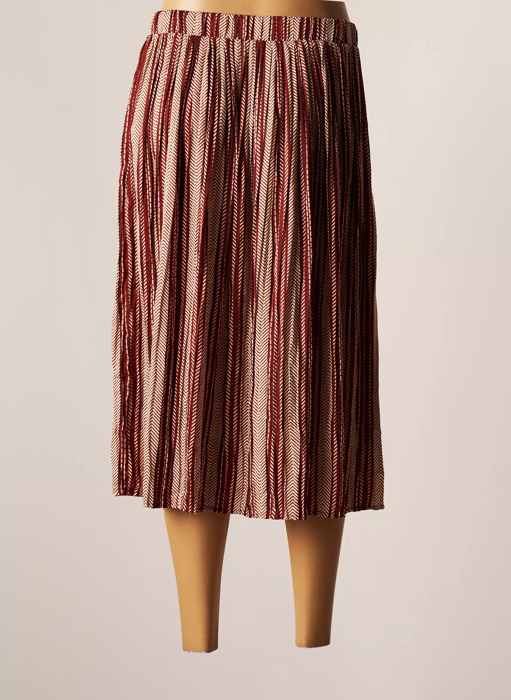 Vila Jupes Mi Longues Femme couleur marron