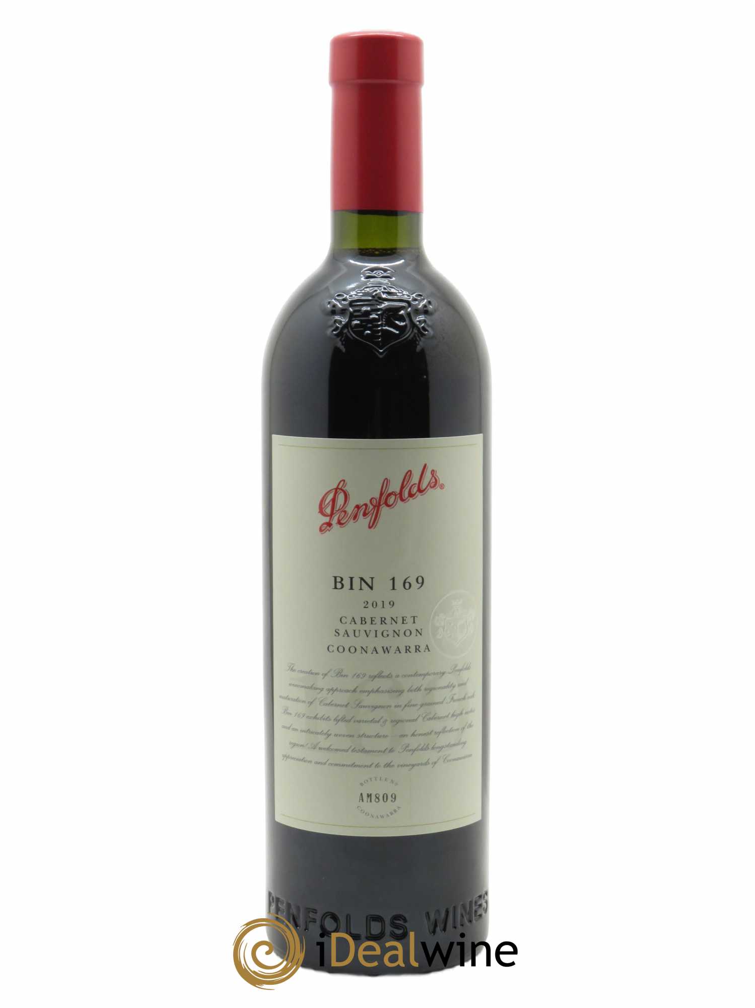 Coonawarra Penfolds Wines Bin 169 Cabernet sauvignon  2019 - Lot de 1 Bouteille