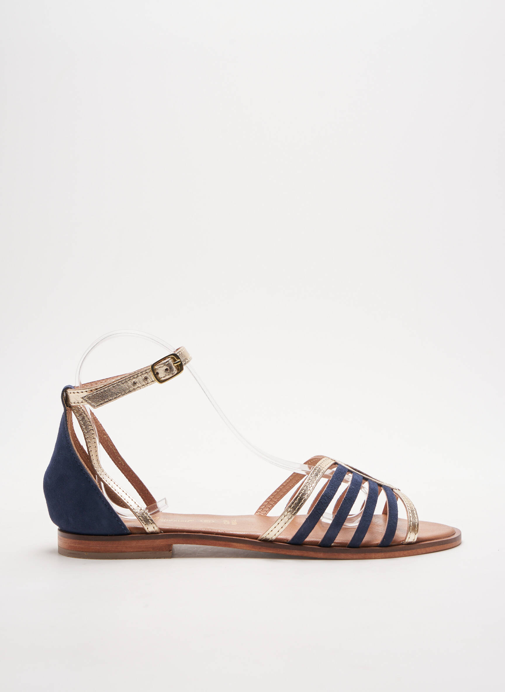 L Atelier Tropezien Sandales Nu Pieds Femme couleur bleu