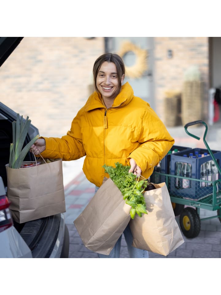 relaxdays Handwagen in Grün günstig kaufen onesize