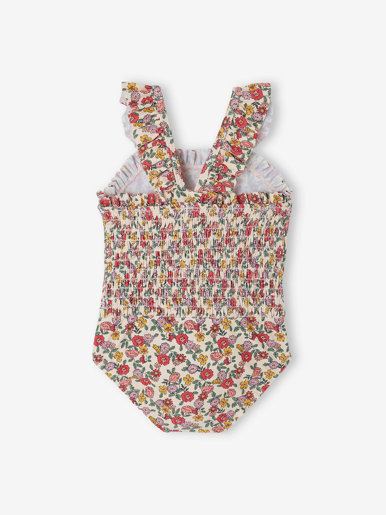 Vertbaudet Mädchen Baby Badeanzug Oeko-Tex - rosa