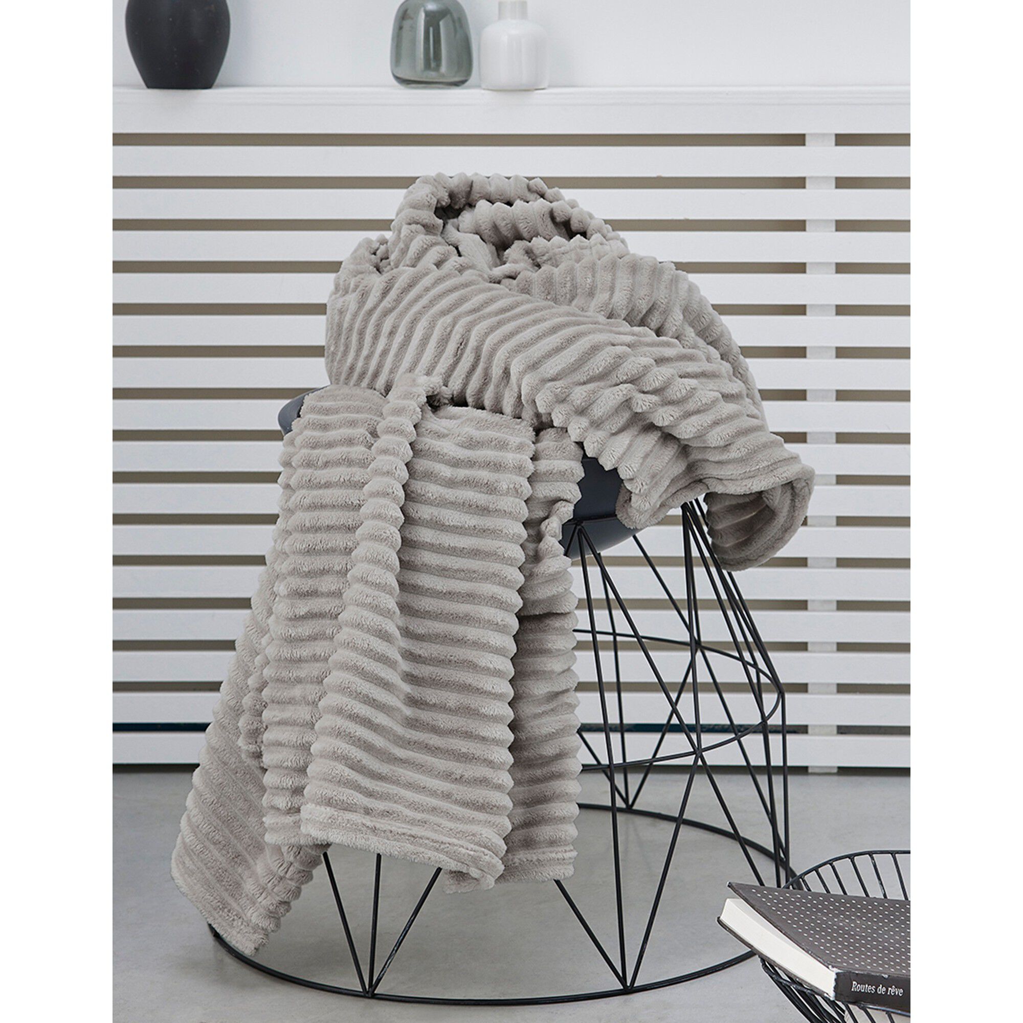 Plaid polaire toucher peluche