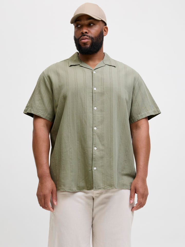 JACK & JONES PLUS Hemd in Dried Sage günstig kaufen