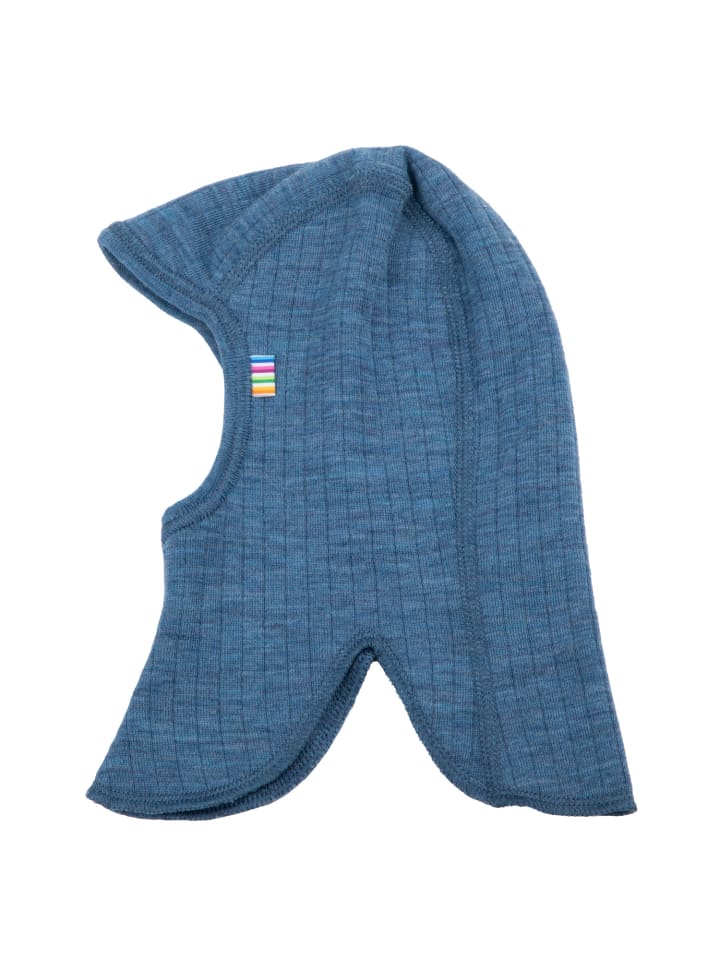 Joha Schlupfmütze aus Merinowolle in blau günstig kaufen