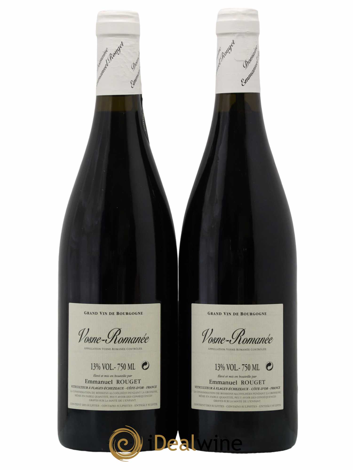 Vosne-Romanée Emmanuel Rouget  2021 - Lot de 2 Bouteilles