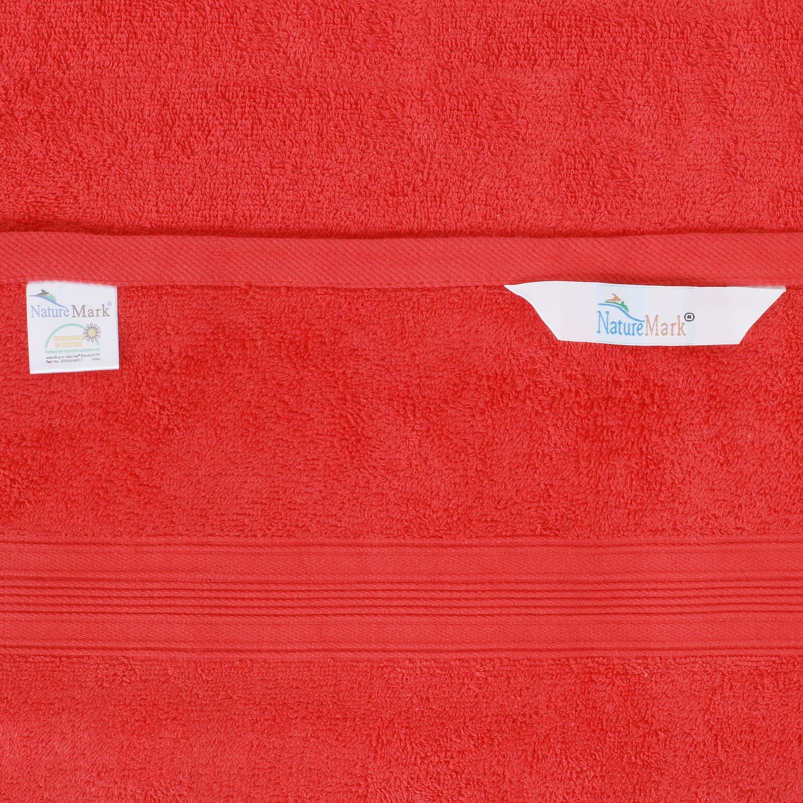 NatureMark Handtuch Set Handtuch-Set 10tlg. 500gsm, 100% Baumwolle, (10-tlg), 4X Handtücher, 2X Duschtücher, 2X Gästetücher, 2X Waschhandschuhe