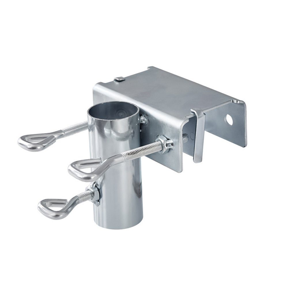 ZmdecQna Schirmhalter Sonnenschirmhalter,Balkongeländer,Einstellbar, 4,8 cm