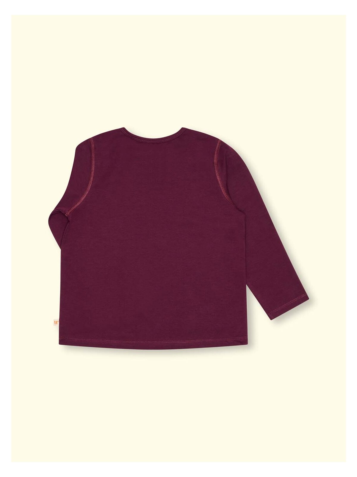 Wombly Karl Langarmshirt aubergine