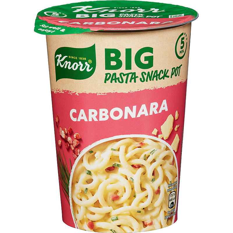 Knorr Carbonara snack pot 92 g Knorr