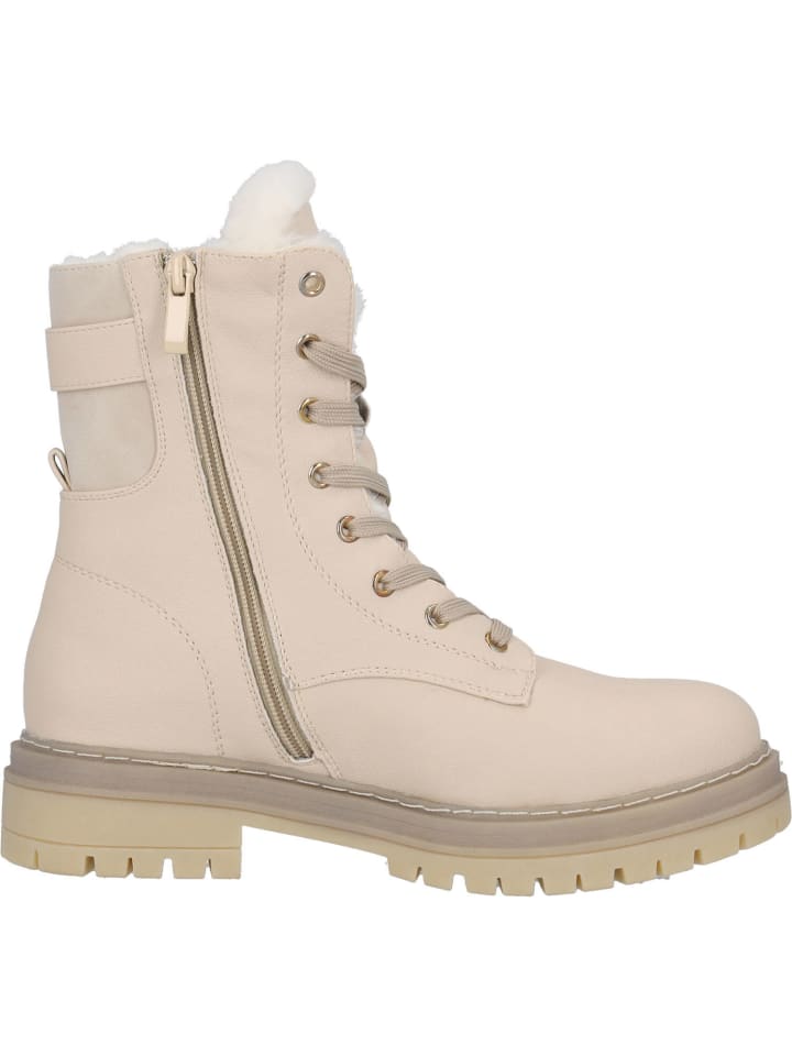 palado Schnürstiefeletten in Beige günstig kaufen