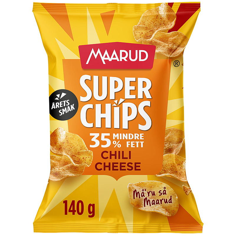 Maarud Superchips 140 g Chili cheese Maarud