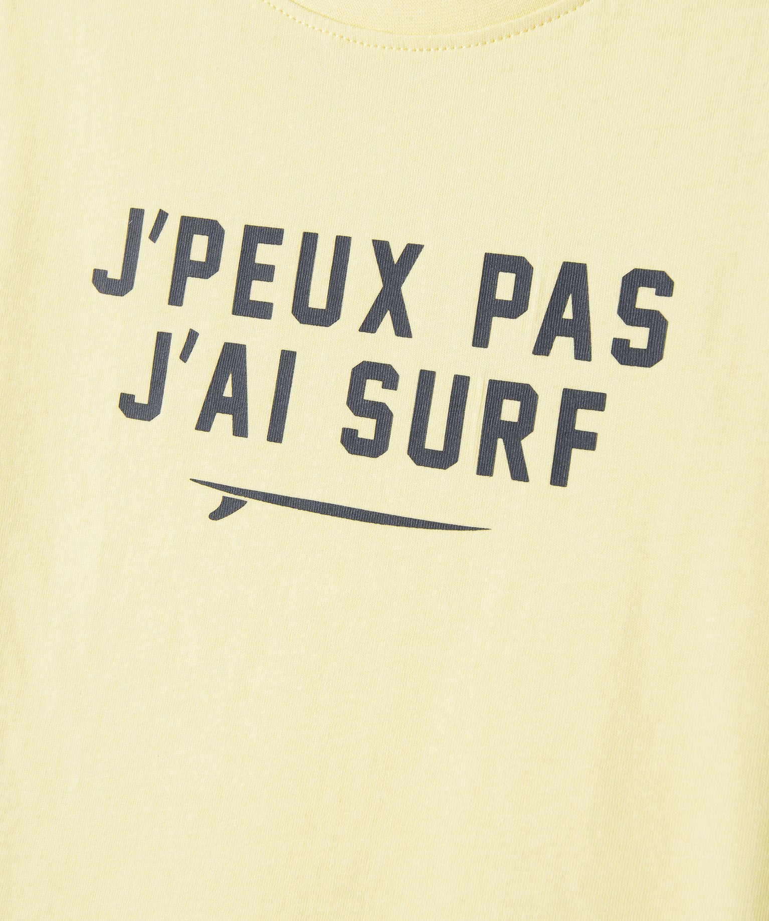 Tee-shirt Garçon à manches courtes avec motif sur le buste jaune | GEMO