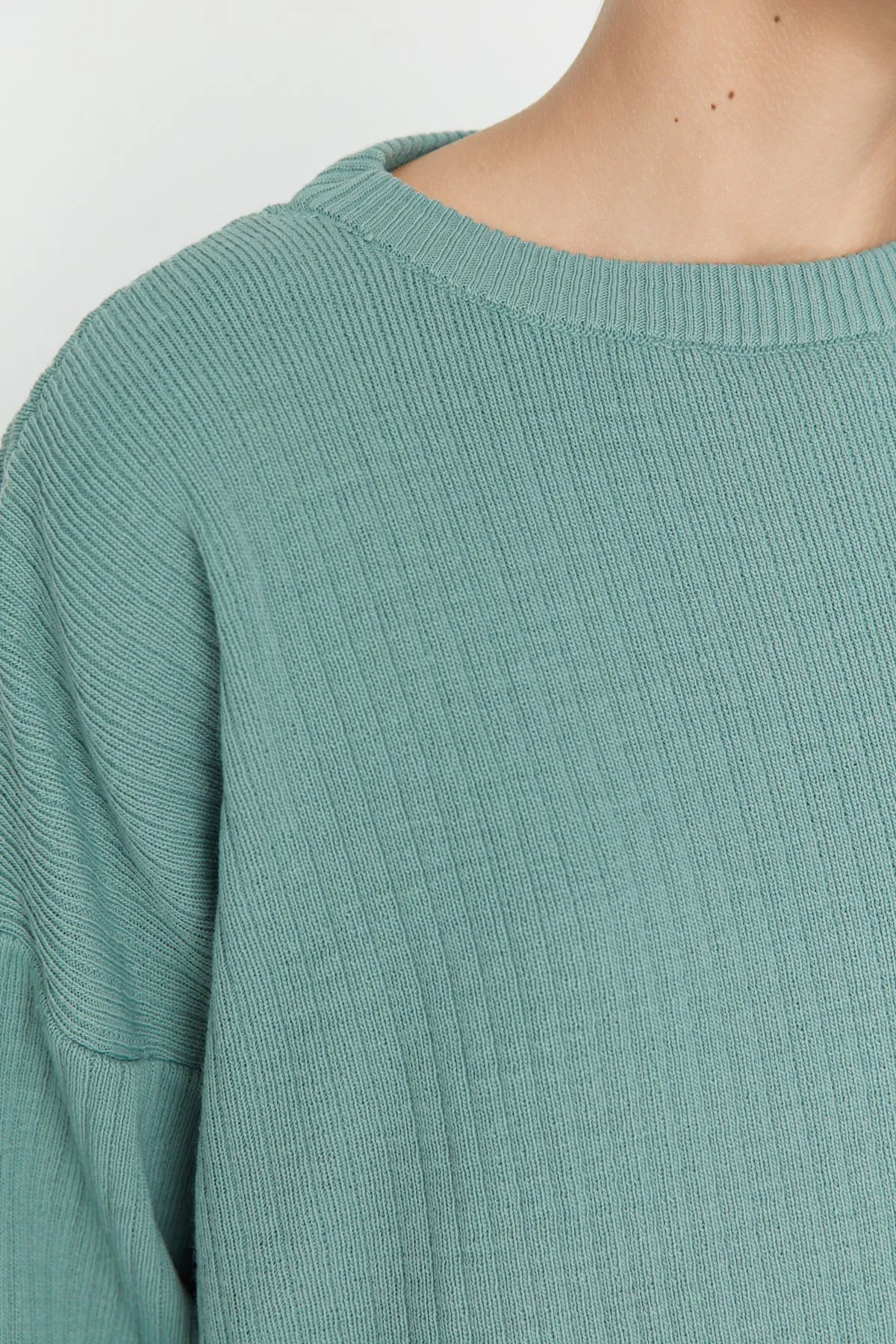 Trendyol Collection  Mintgrünes Strickoberteil- und Unterteil-Set mit Rundhalsausschnitt TWOSS20AU0084