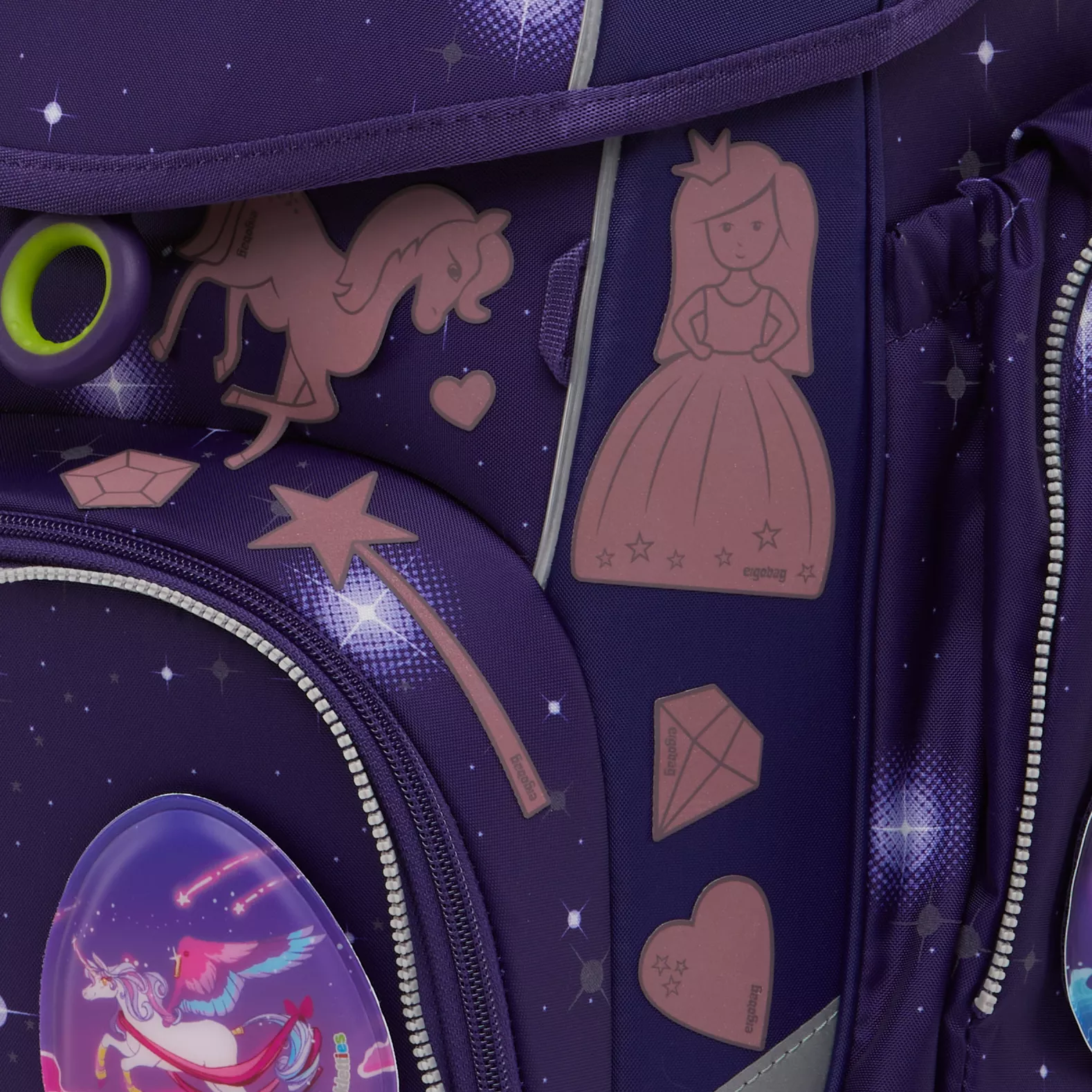 ergobag Sticker Reflexie-Sticker Prinzessin