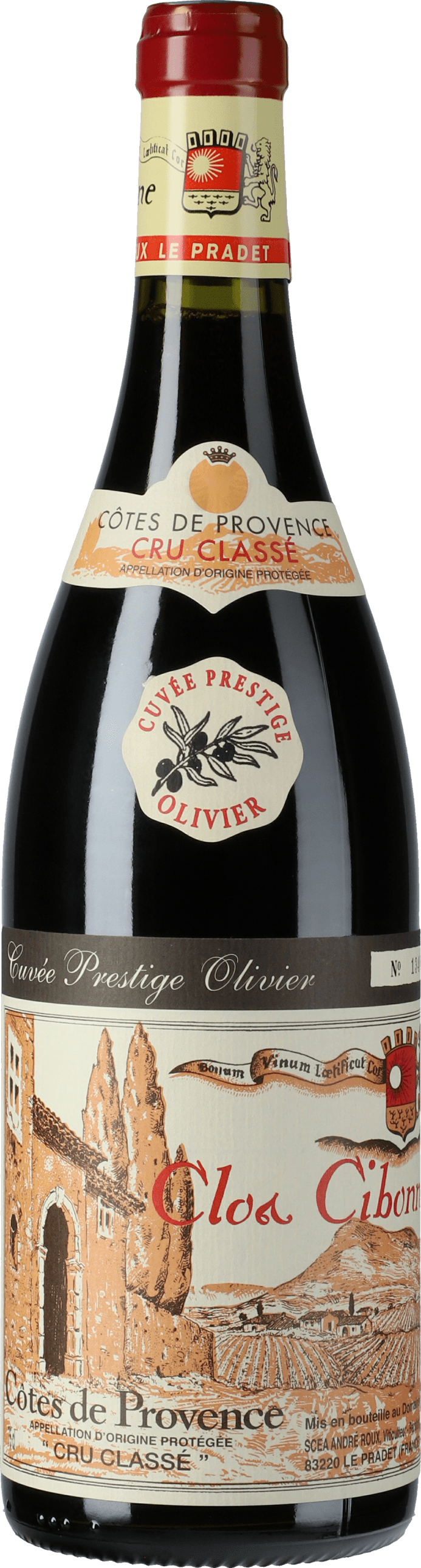 Clos Cibonne: Cuvée Prestige Olivier Cru Classé 2021